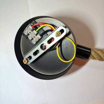 Lampa wisząca w stylu vintage z liny konopnej 1m [22250000728]